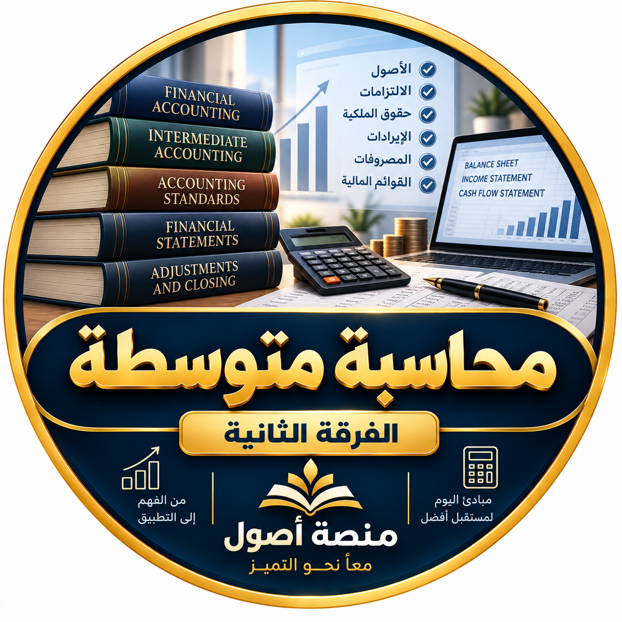 محاسبة متوسطة